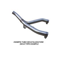 GPR auspuff kompatibel mit  Ducati Hypermotard 1100 -1100 Evo  2007-2012, Decatalizzatore, Decat Pipe, Katalysatorabscheider, artikel ohne Genehmigung 