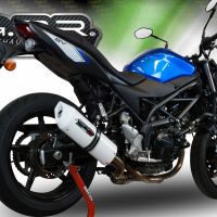 GPR auspuff kompatibel mit  Suzuki Sv 650 A  2021-2025, Albus Evo4, Zugelassener legaler Slip-On-Auspuff mit Abe, einschließlich abnehmbarem DB-Killer und Verbindungsrohr 