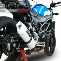 GPR auspuff kompatibel mit  Suzuki Sv 650 A  2021-2025, Albus Evo4, Zugelassener legaler Slip-On-Auspuff mit Abe, einschließlich abnehmbarem DB-Killer und Verbindungsrohr 