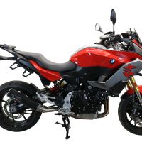 GPR auspuff kompatibel mit  Bmw F 900 XR-R 2020-2025, M3 Black Titanium, Zugelassener legaler Slip-On-Auspuff mit Abe, einschließlich abnehmbarem DB-Killer und Verbindungsrohr 