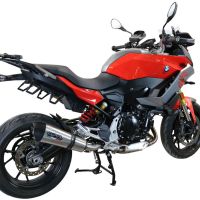 GPR auspuff kompatibel mit  Bmw F 900 XR-R 2020-2025, New Grand Prix Evo Titanium, Zugelassener legaler Slip-On-Auspuff mit Abe, einschließlich abnehmbarem DB-Killer und Verbindungsrohr 