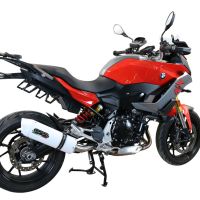 GPR auspuff kompatibel mit  Bmw F 900 XR-R 2020-2025, Albus Evo4, Zugelassener legaler Slip-On-Auspuff mit Abe, einschließlich abnehmbarem DB-Killer und Verbindungsrohr 