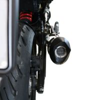 GPR auspuff kompatibel mit  Bmw F 900 XR-R 2020-2025, Furore Evo4 Nero, Zugelassener legaler Slip-On-Auspuff mit Abe, einschließlich abnehmbarem DB-Killer und Verbindungsrohr 