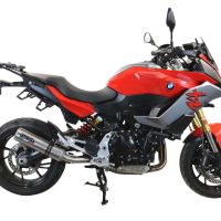 GPR auspuff kompatibel mit  Bmw F 900 XR-R 2020-2025, M3 Inox , Zugelassener legaler Slip-On-Auspuff mit Abe, einschließlich abnehmbarem DB-Killer und Verbindungsrohr 
