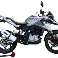 GPR auspuff kompatibel mit  Bmw G 310 Gs 2022-2024, Albus Evo4, Homologierte auspuff mit verbindungsrohr und katalysator 