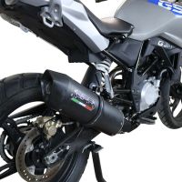 GPR auspuff kompatibel mit  Bmw G 310 Gs 2017-2021, Furore Evo4 Nero, Homologierte auspuff mit verbindungsrohr und katalysator 
