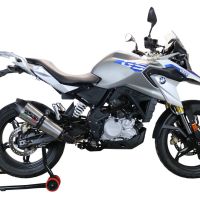 GPR auspuff kompatibel mit  Bmw G 310 Gs 2022-2024, New Grand Prix Evo Titanium, Homologierte auspuff mit verbindungsrohr und katalysator 