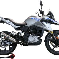 GPR auspuff kompatibel mit  Bmw G 310 Gs 2017-2021, M3 Inox , Homologierte auspuff mit verbindungsrohr und katalysator 