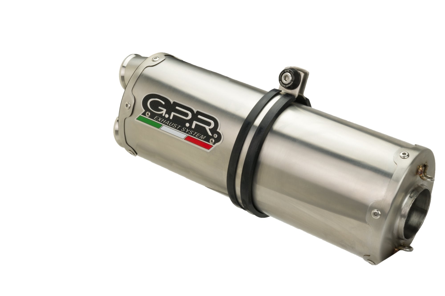 GPR auspuff kompatibel mit  Honda Crf 300 L - Rally 2021-2025, Dual Inox, Racing Slip-on, inkl. Verbindungsrohr, herausnehmbarem DB-Killer, ohne ABE 
