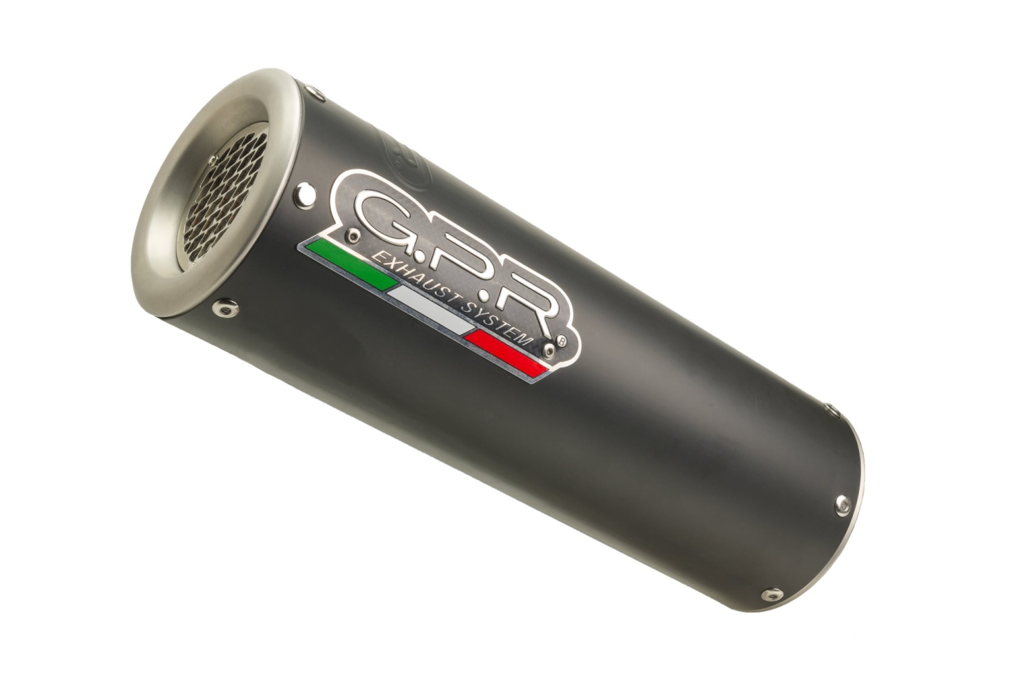 GPR auspuff kompatibel mit  Keeway Rkf 125 2021-2023, M3 Black Titanium, Homologierte auspuff mit verbindungsrohr und katalysator 