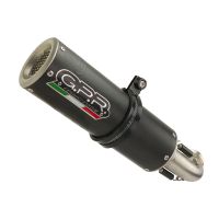 GPR auspuff kompatibel mit  Keeway Rkf 125 2021-2023, M3 Black Titanium, Homologierte auspuff mit verbindungsrohr und katalysator 