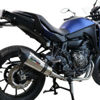 GPR auspuff kompatibel mit  Yamaha Tracer 7 2021-2024, New Grand Prix Evo Titanium, Racing-Komplettsystem-Auspuff, einschließlich Krümmer und abnehmbarem DB-Killer 