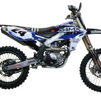 GPR auspuff kompatibel mit  Yamaha WR 250 F 2020-2024, Pentacross FULL Titanium, Racing-Komplettsystem-Auspuff, einschließlich Krümmer und abnehmbarem DB-Killer 