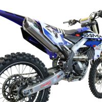 GPR auspuff kompatibel mit  Yamaha WR 250 F 2020-2024, Pentacross FULL Titanium, Racing-Komplettsystem-Auspuff, einschließlich Krümmer und abnehmbarem DB-Killer 