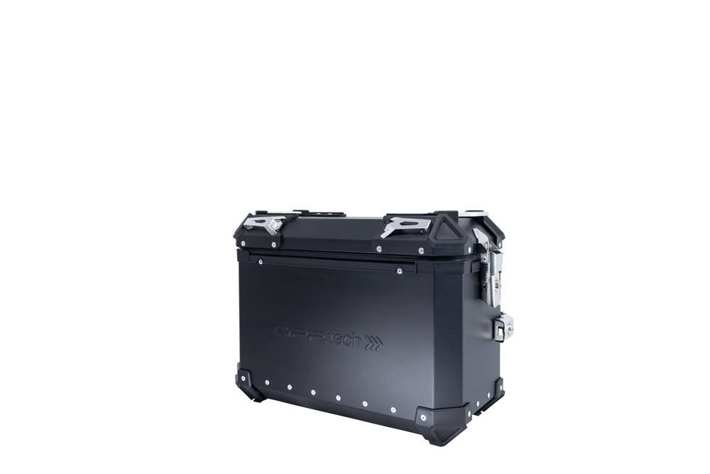 GPR TECH Bmw R 1300 GS 2023/2025 Triptychon-Kit in schwarzer Farbe, mit Topcase 35 Lt + Seitenkoffer 38 Lt + 38 Lt + Universal-Gepäckträger Topcase-Kapazität 35 l + Seitenkoffer-Kapazität 38 l + 38 l