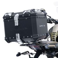 GPR TECH Zontes 350 T1 ADV 2022/2024 e5 Topcase aus Aluminium, schwarze Farbe mit spezifischer Platte enthalten Kapazität Liter 45