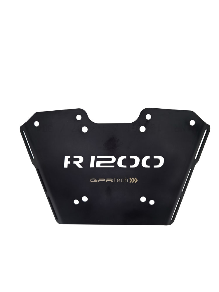 GPR TECH Bmw R 1250 R - Rs 2019/2020 e4 Spezifische Montageplatte Top Case ALPITECH 35 LT kompatibel mit Original-Gepäckträger, aus Edelstahl mit 4 Verankerungspunkten
