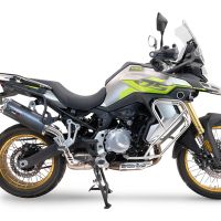 GPR auspuff kompatibel mit  Voge 900DSX 2024-2025, Dual Poppy, Zugelassener legaler Slip-On-Auspuff mit Abe, einschließlich abnehmbarem DB-Killer und Verbindungsrohr 