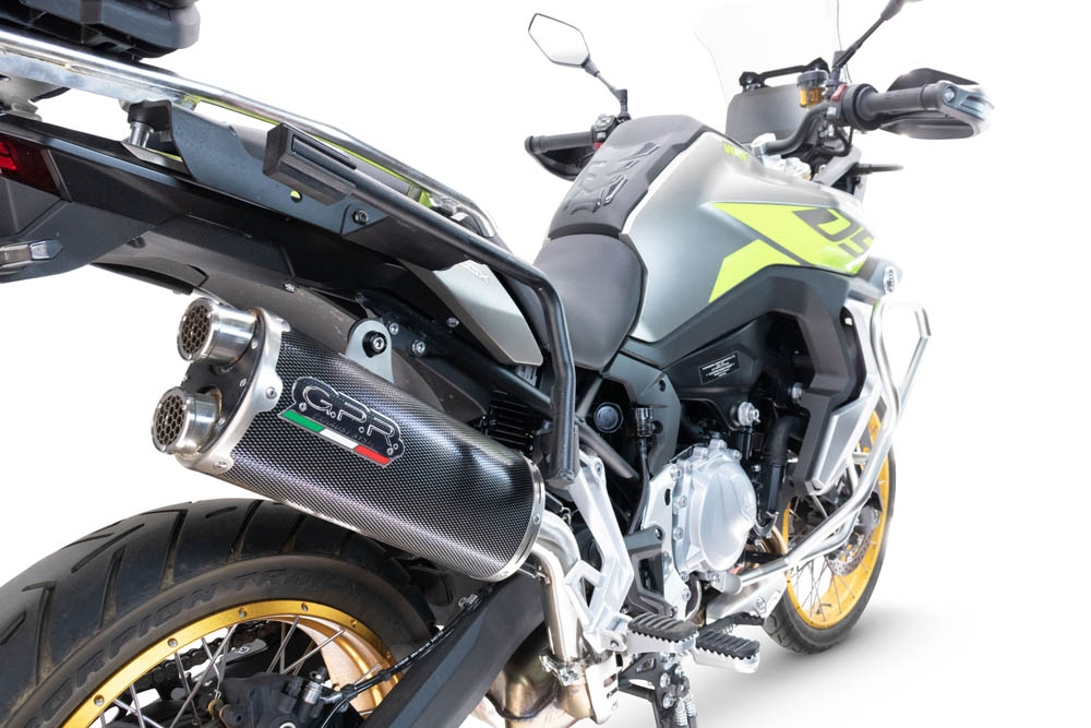 GPR auspuff kompatibel mit  Voge 900DSX 2024-2025, Dual Poppy, Zugelassener legaler Slip-On-Auspuff mit Abe, einschließlich abnehmbarem DB-Killer und Verbindungsrohr 