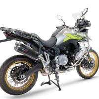 GPR auspuff kompatibel mit  Voge 900DSX 2024-2025, Dual Poppy, Zugelassener legaler Slip-On-Auspuff mit Abe, einschließlich abnehmbarem DB-Killer und Verbindungsrohr 