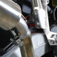 GPR auspuff kompatibel mit  Bmw R 1200 Gs -Adventure 2013-2016, Hyper Sonic Inox, Zugelassener legaler Slip-On-Auspuff mit Abe, einschließlich abnehmbarem DB-Killer und Verbindungsrohr 