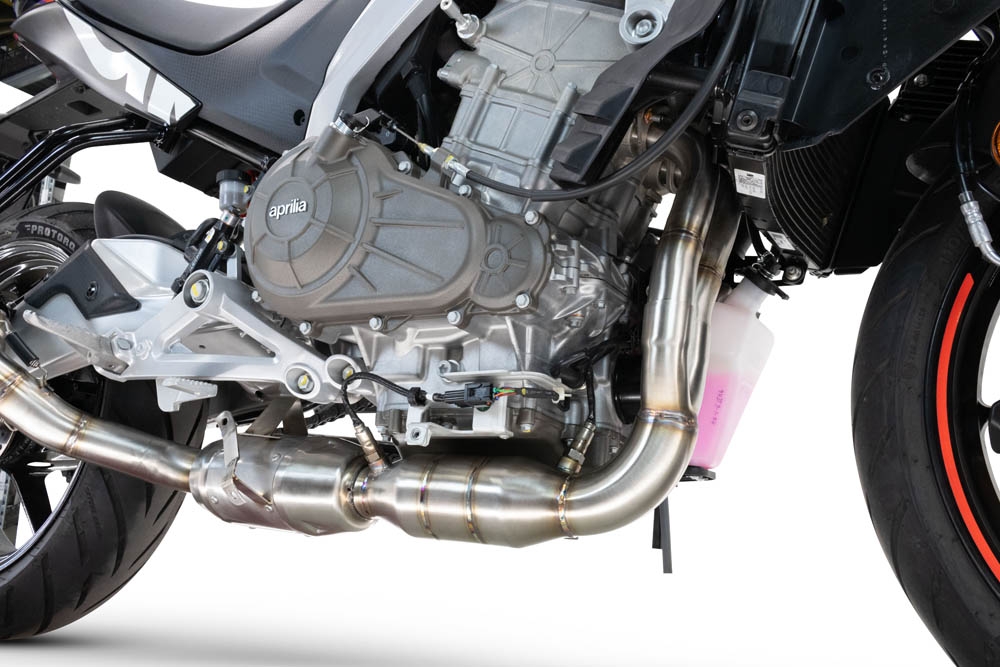 Esapament GPR compatibil cuApriliaRS 45720242025New Gpe Black titaniumRacing-Komplettsystem-Auspuff, einschließlich Krümmer und abnehmbarem DB-Killer