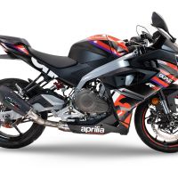 Esapament GPR compatibil cuApriliaRS 45720242025New Gpe Black titaniumRacing-Komplettsystem-Auspuff, einschließlich Krümmer und abnehmbarem DB-Killer