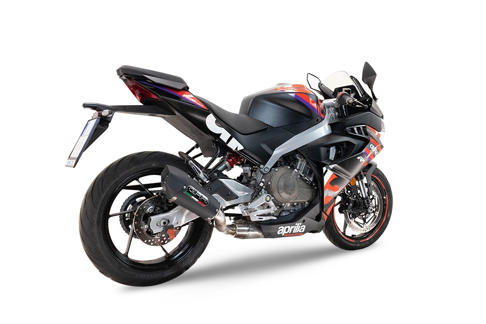 Esapament GPR compatibil cuApriliaRS 45720242025New Gpe Black titaniumRacing-Komplettsystem-Auspuff, einschließlich Krümmer und abnehmbarem DB-Killer