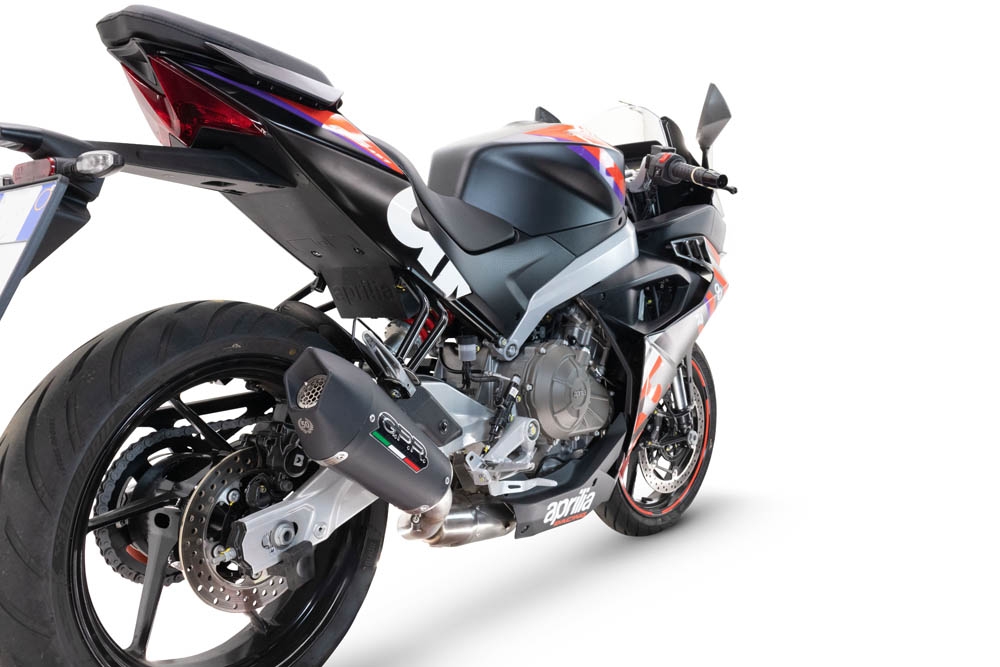 Esapament GPR compatibil cuApriliaRS 45720242025New Gpe Black titaniumRacing-Komplettsystem-Auspuff, einschließlich Krümmer und abnehmbarem DB-Killer