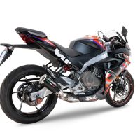 GPR auspuff kompatibel mit  Aprilia RS 457 2024-2025, M3 Black Titanium, Racing-Komplettsystem-Auspuff, einschließlich Krümmer und abnehmbarem DB-Killer 