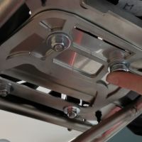 GPR TECH Aprilia Tuareg 660 2021/2024 e5 Topcase aus Aluminium, silberfarben mit spezifischer Platte inklusive Kapazität Liter 45