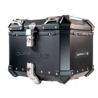 GPR TECH Honda Forza 750 2021/2024 e5 Topcase aus Aluminium, schwarze Farbe mit spezifischer Platte enthalten Kapazität Liter 45