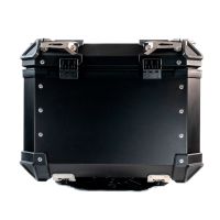 GPR TECH Honda Forza 750 2021/2024 e5 Topcase aus Aluminium, schwarze Farbe mit spezifischer Platte enthalten Kapazität Liter 45