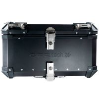 GPR TECH Honda Forza 750 2021/2024 e5 Topcase aus Aluminium, schwarze Farbe mit spezifischer Platte enthalten Kapazität Liter 55