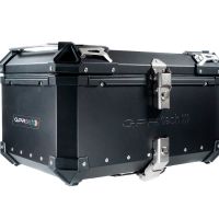 GPR TECH Honda Forza 750 2021/2024 e5 Topcase aus Aluminium, schwarze Farbe mit spezifischer Platte enthalten Kapazität Liter 55