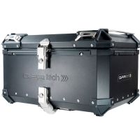 GPR TECH Honda Forza 750 2021/2024 e5 Topcase aus Aluminium, schwarze Farbe mit spezifischer Platte enthalten Kapazität Liter 55