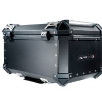 GPR TECH Honda Forza 750 2021/2024 e5 Topcase aus Aluminium, schwarze Farbe mit spezifischer Platte enthalten Kapazität Liter 55