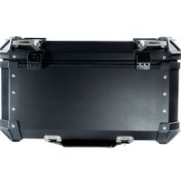 GPR TECH Honda Forza 750 2021/2024 e5 Topcase aus Aluminium, schwarze Farbe mit spezifischer Platte enthalten Kapazität Liter 55