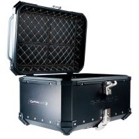 GPR TECH Cf Moto 800 Mt Touring 2025/2026 e5 plus Topcase aus Aluminium, schwarze Farbe mit spezifischer Platte enthalten Kapazität Liter 55