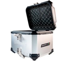 GPR TECH Zontes E 350 2023/2024 Topcase aus Aluminium, Inklusive Stahlplatte und Aluminium-Dachträger Kapazität Liter 35