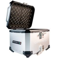GPR TECH Cf Moto 800 Mt Touring 2025/2026 e5 plus Topcase aus Aluminium, silberfarben mit spezifischer Platte inklusive Kapazität Liter 35