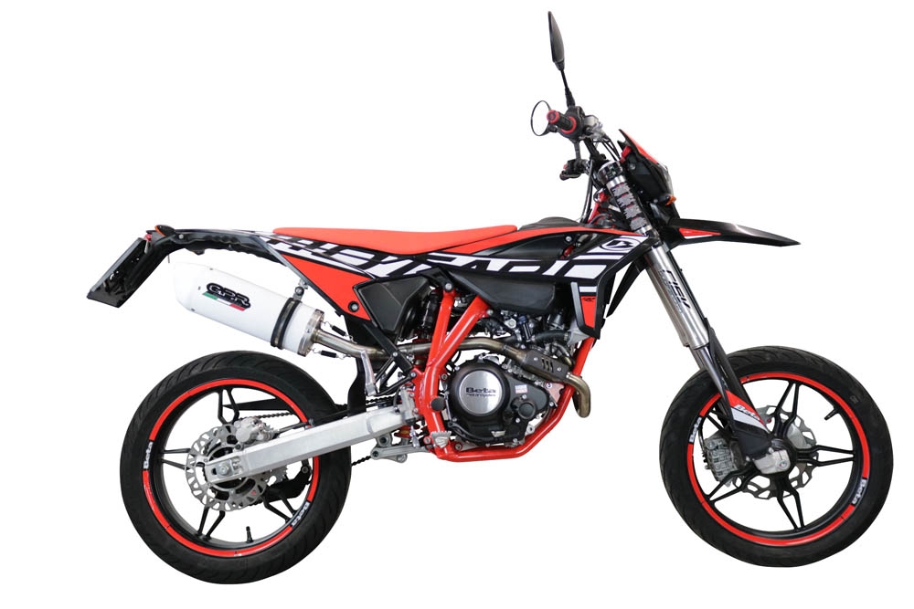 GPR auspuff kompatibel mit  Beta RR 125 4T Enduro 2021-2024, Albus Evo4, Zugelassener legaler Slip-On-Auspuff mit ABE, inklusive abnehmbarem DB-Killer, Verbindungsrohr und Katalysator 