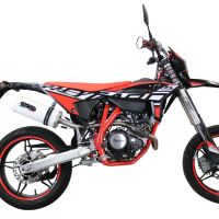 GPR auspuff kompatibel mit  Beta RR 125 4T Enduro 2021-2024, Albus Evo4, Zugelassener legaler Slip-On-Auspuff mit ABE, inklusive abnehmbarem DB-Killer, Verbindungsrohr und Katalysator 