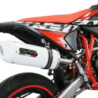 GPR auspuff kompatibel mit  Beta RR 125 4T Enduro 2021-2024, Albus Evo4, Zugelassener legaler Slip-On-Auspuff mit ABE, inklusive abnehmbarem DB-Killer, Verbindungsrohr und Katalysator 