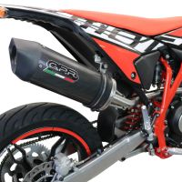 GPR auspuff kompatibel mit  Beta RR 125 4T Enduro 2021-2024, Furore Evo4 Poppy, Zugelassener legaler Slip-On-Auspuff mit Abe, einschließlich abnehmbarem DB-Killer,katakysator und Verbindungsrohr 