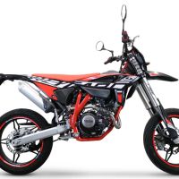 GPR auspuff kompatibel mit  Beta RR 125 4T Motard 2021-2024, Decatalizzatore, Decat Pipe, Katalysatorabscheider, artikel ohne Genehmigung 
