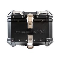GPR TECH Zontes E 350 2023/2024 Topcase aus Aluminium, schwarze Farbe mit spezifischer Platte enthalten Kapazität Liter 26