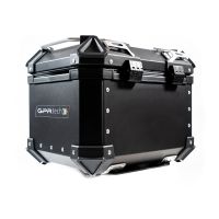 GPR TECH Honda Forza 300 2018/2023 Topcase aus Aluminium, schwarze Farbe mit spezifischer Platte enthalten Kapazität Liter 26