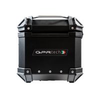 GPR TECH Honda Forza 300 2018/2023 Topcase aus Aluminium, schwarze Farbe mit spezifischer Platte enthalten Kapazität Liter 26