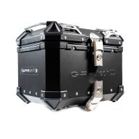 GPR TECH Honda Forza 300 2018/2023 Topcase aus Aluminium, schwarze Farbe mit spezifischer Platte enthalten Kapazität Liter 26